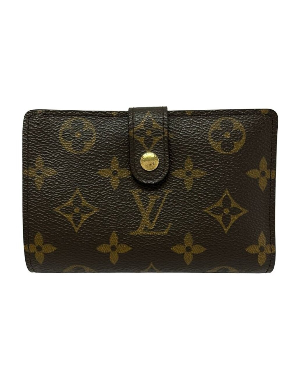 Louis Vuitton Bifold Wallet Monogram Porte Monnaie Billets Viennois Leather